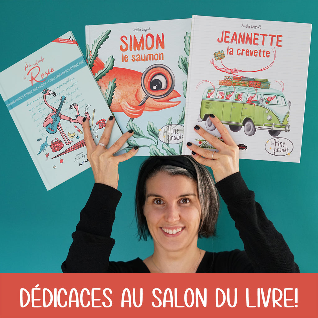 Salon du livre de Montréal, dédicaces livres pour enfants Amélie Legault